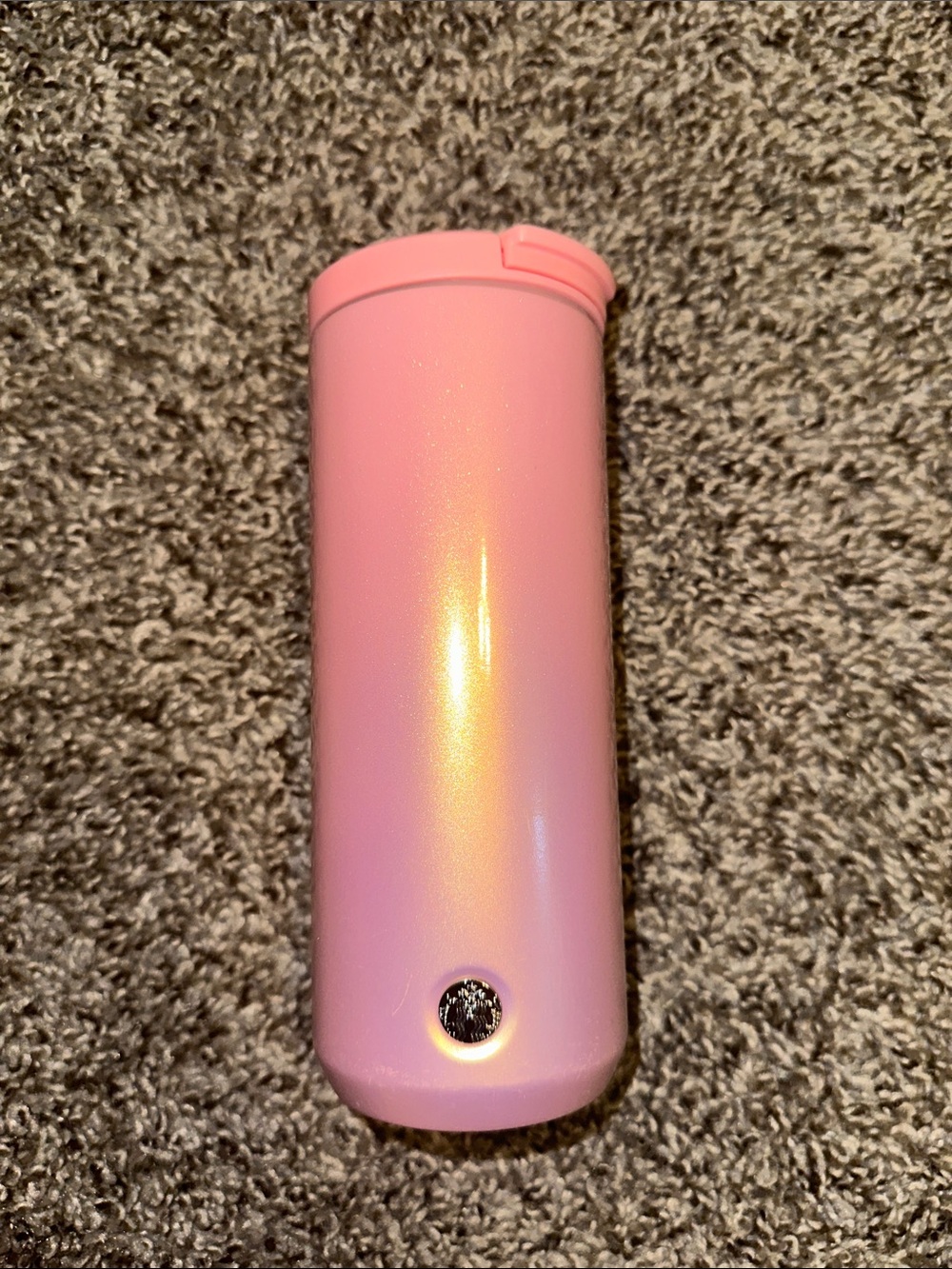 Starbucks Pink Iridescent coffee tumbler